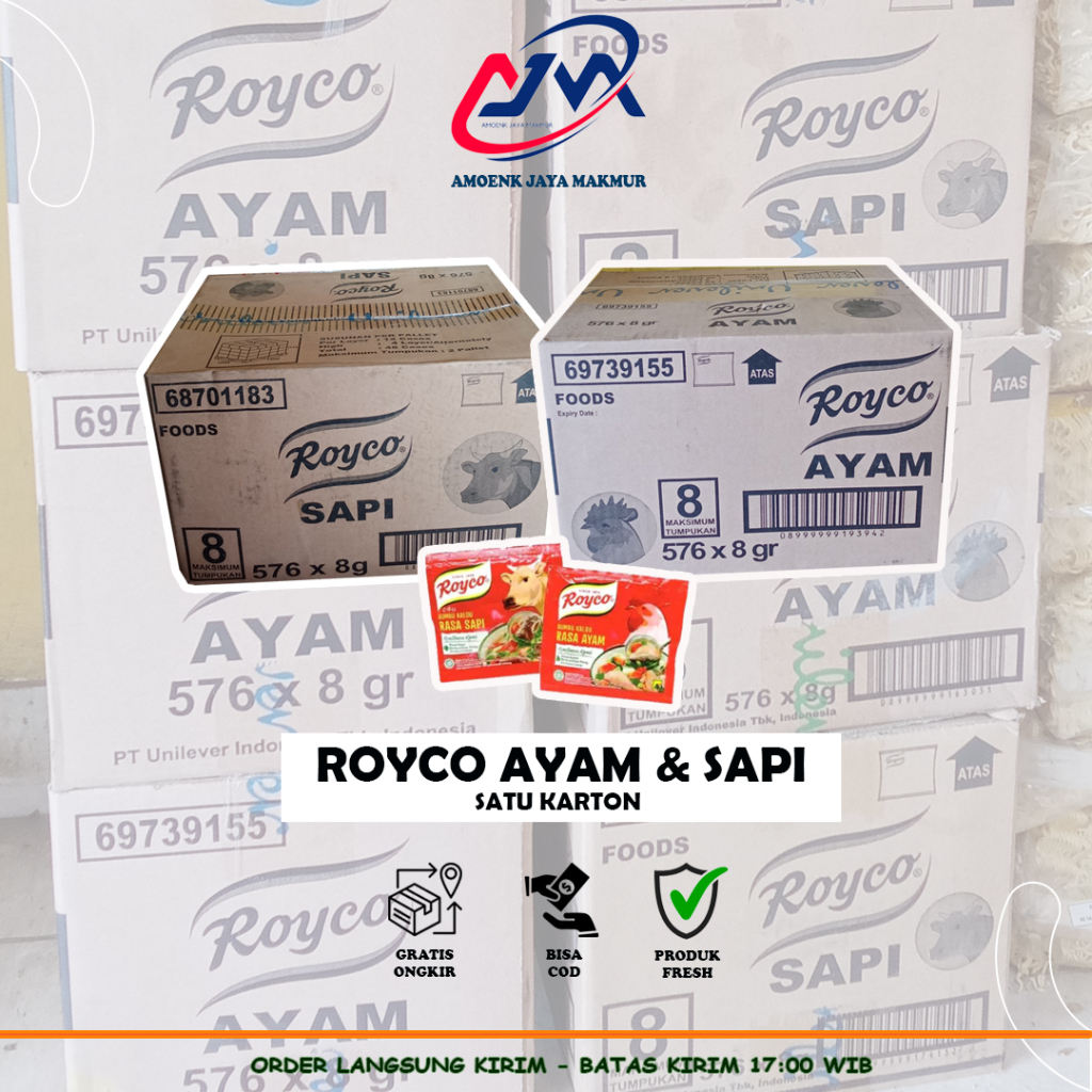 Royco Ayam 1 Dus Isi 576 Sachet x 8gr