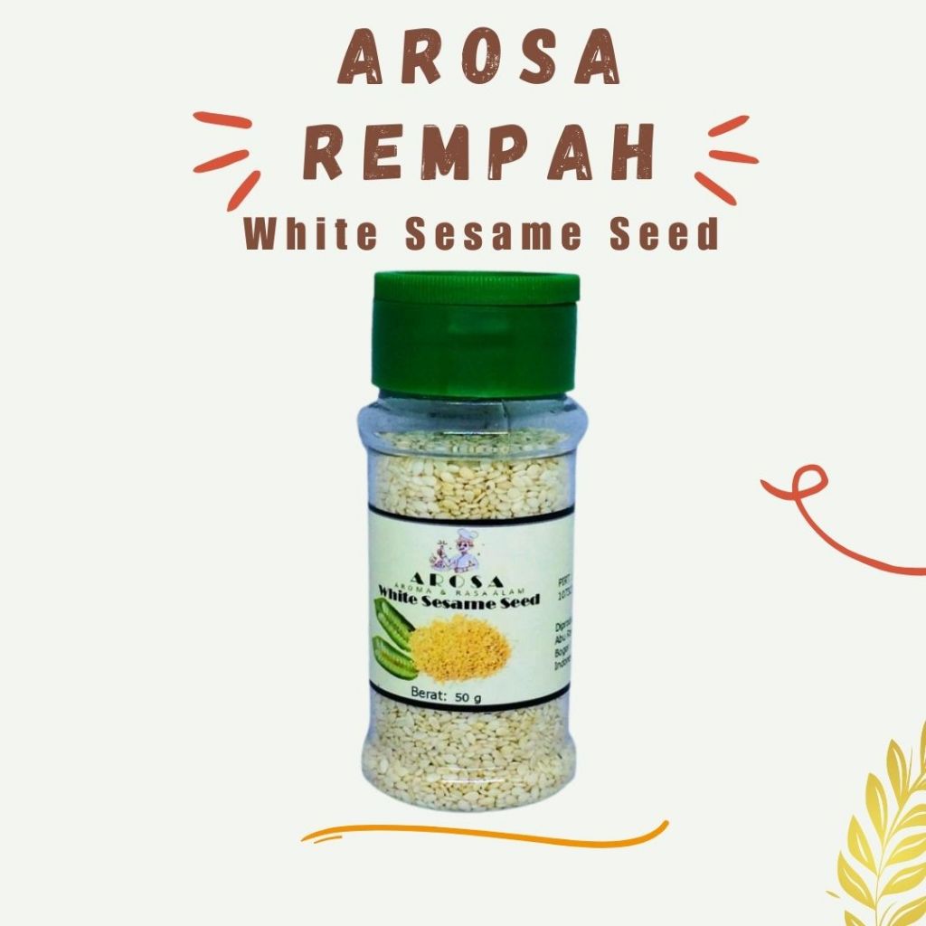 

Biji Wijen Putih 50 gr White Sesame Seed