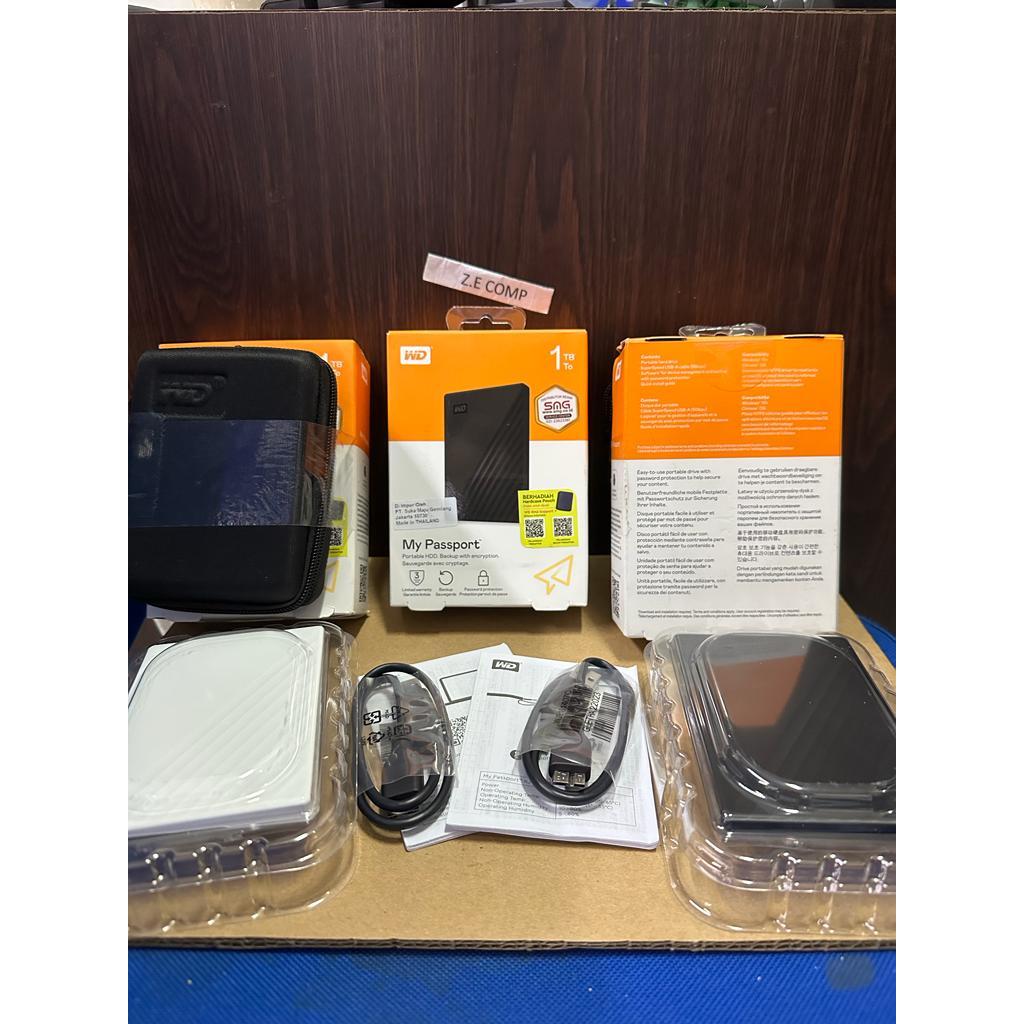 HARDISK EXTERNAL WD MY PASSPORT 1 TERA /1TB