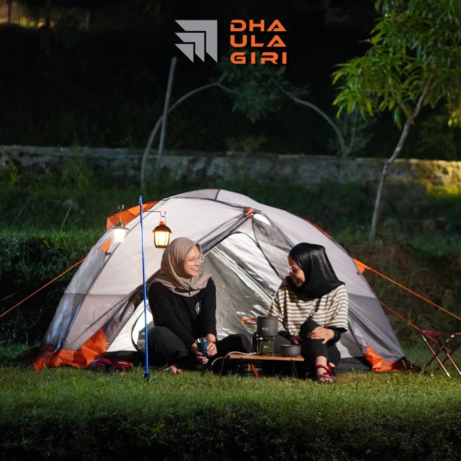 Tenda Camping DHAULAGIRI NOVA 2 Include Footprint / Tent Dome UL Kapasitas 2 Person