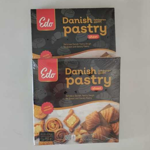 

Edo Danish Sheet Pastry Netto 750gram Adonan Pastri Lembaran