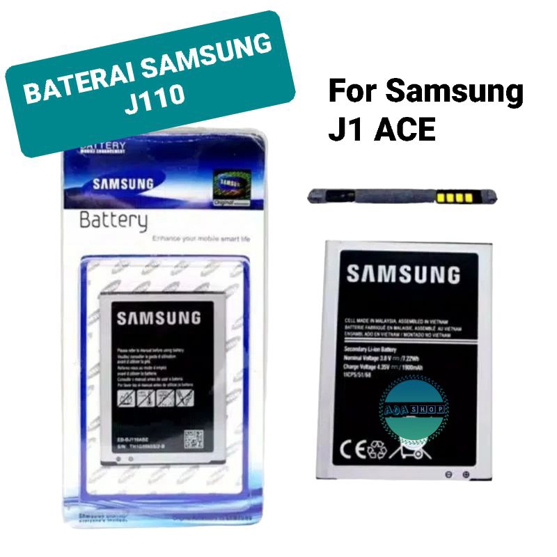 BATERAI /BATTERY SAMSUNG J110 / BATERAI SAMSUNG J1ACE  ORIGINAL