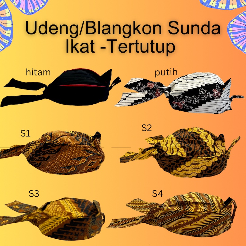 1212 FLASH SALE Blangkon Sunda Udeng Sunda Tertutup grosir