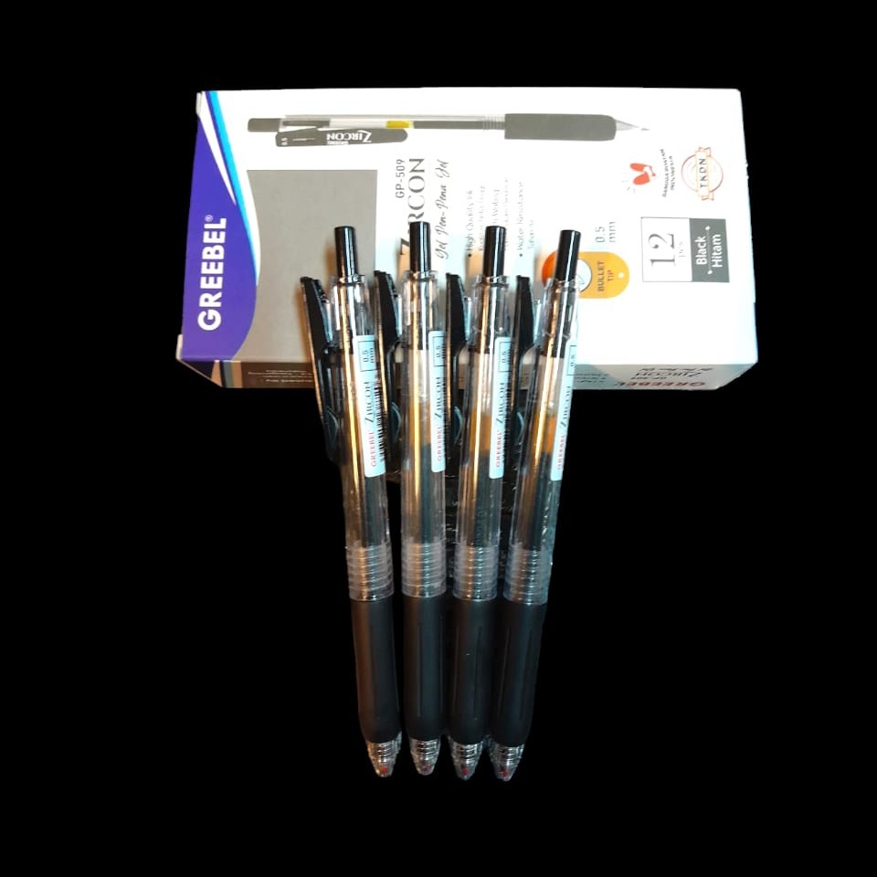 

Pulpen Gel Greebel Zircon (isi 12)