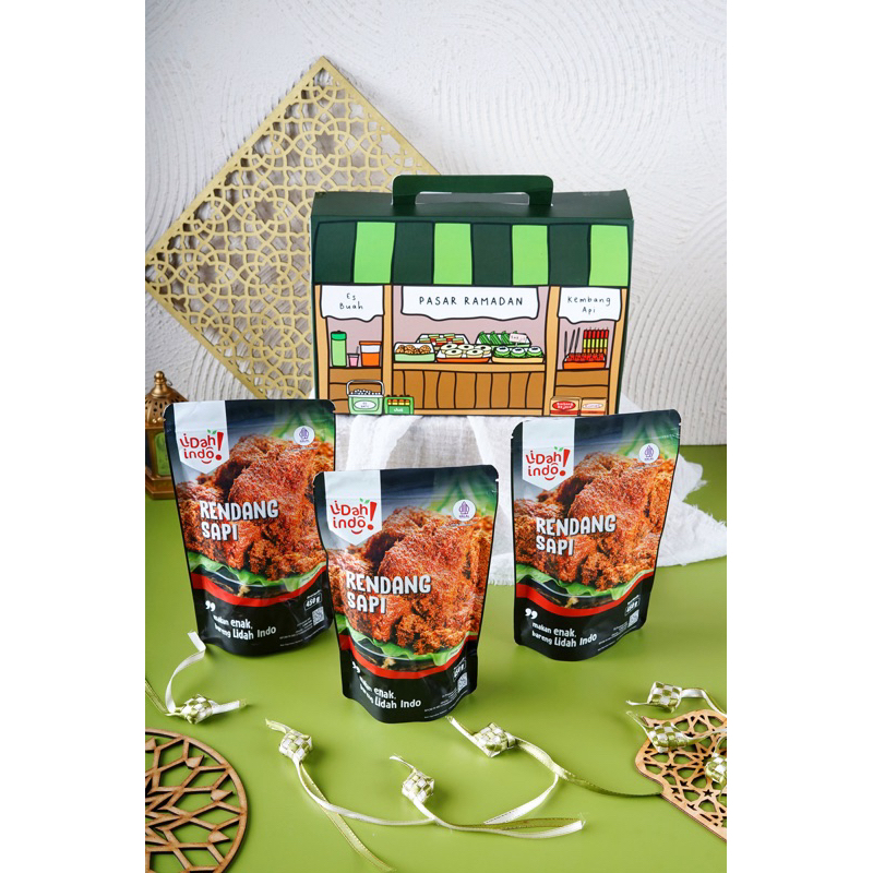 

Hampers Idul Fitri isi Rendang sapi 450gr 3pack