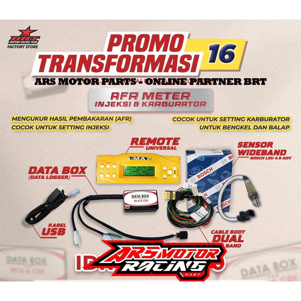 AFR METER BRT & DATA BOX . AFR METER ECU & CDI