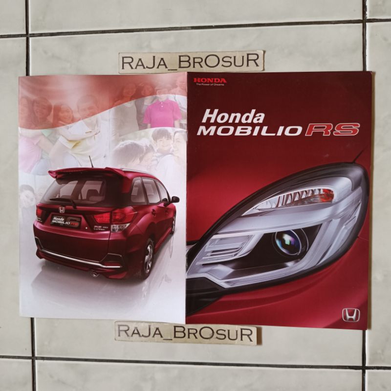 Poster brosur katalog booklet Honda Mobilio RS 2015