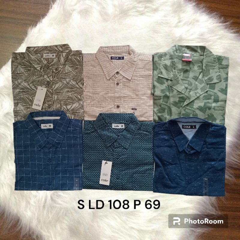 KEMEJA COLE (mix lengan panjang & pendek)