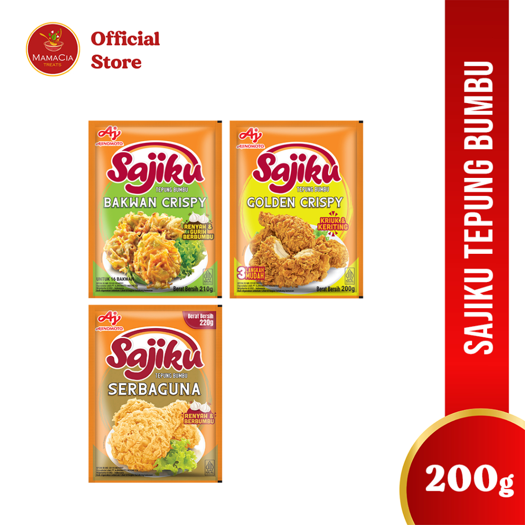 

Sajiku Tepung Bumbu Serbaguna Crispy Bakwan 200 gr