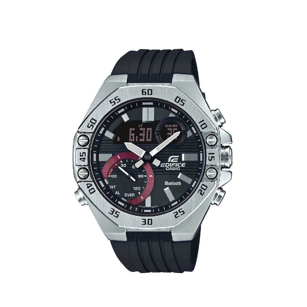 Casio Edifice Jam Tangan Analog Pria Original ECB-10P-1ADF