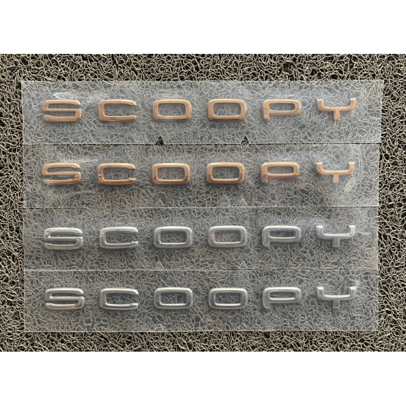 EMBLEM SCOOPY ORIGINAL/EMBLEM MOTOR