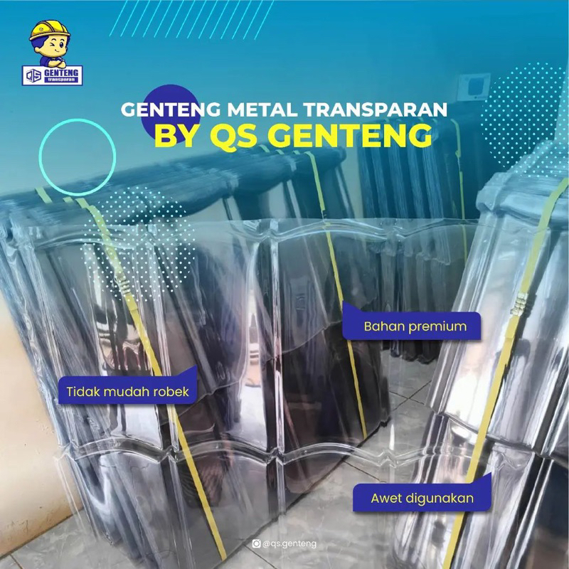 Genteng Metal Transparan (2X4)