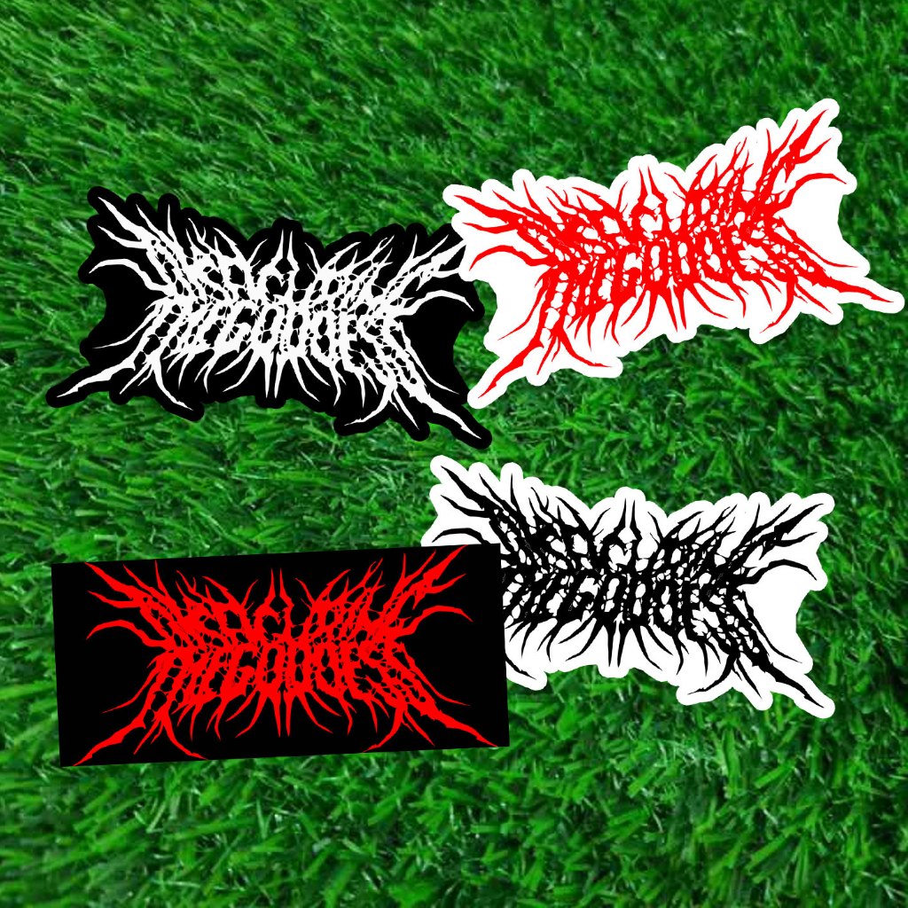 

STIKER BAND DEATH METAL - DISFIGURING THE GODDESS