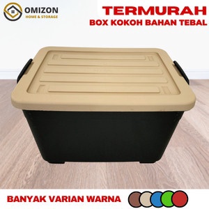 Discount Today PLASTIK CONTAINER BOX PLASTIK CONTAINER  KOTAK PLASTIK 5 LITER DENGAN RODA serbuuu