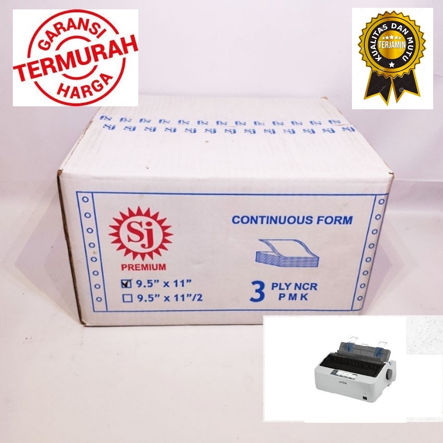 

CONTINUOUS FORM 9.5 X 11 3PLY SJ PREMIUM