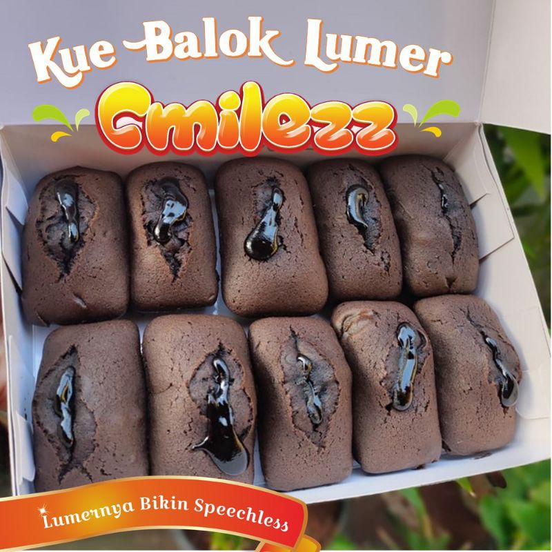 

Star Kue Balok Brownies CMILEZZ Coklat Lumer Asli Coklat Jepang Isi 1 Pcs Cake Lumer Premium Quality