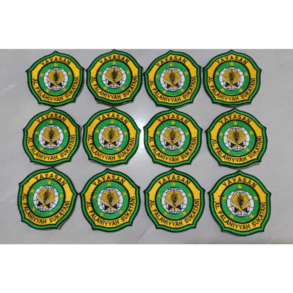 Bordir Timbul Logo (Warna) / Bordir Timbul Custom