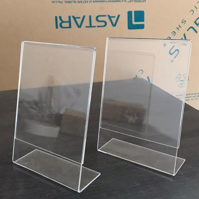 

Akrilik Tent Card A6 L - akrilik brosur - Tent Holder Akrilik A6 L