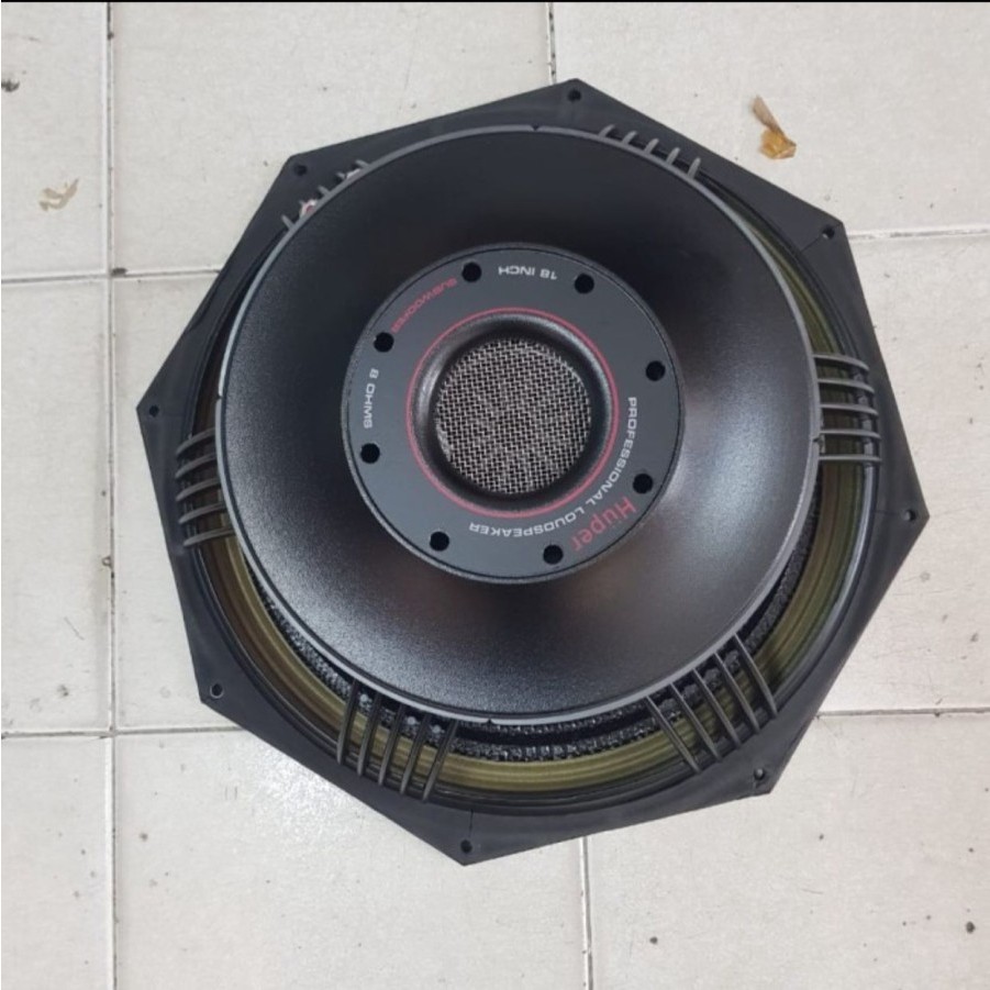 Speaker Komponen Componen Speaker HUPER 1200 Watt Carbon 18 Inch SCB18L1200A 18L1200A Karbon Origina