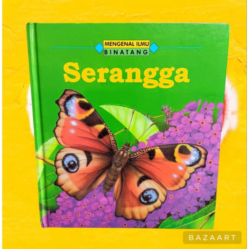buku anak pengetahuan preloved murah hardcover grolier mengenal ilmu binatang Serangga