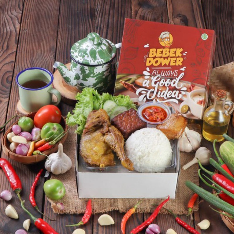 

Mall Nasi Box Nasi Kotak Bebek Goreng Hemat Sambal Dower Tahu Tempe Bacem grosir