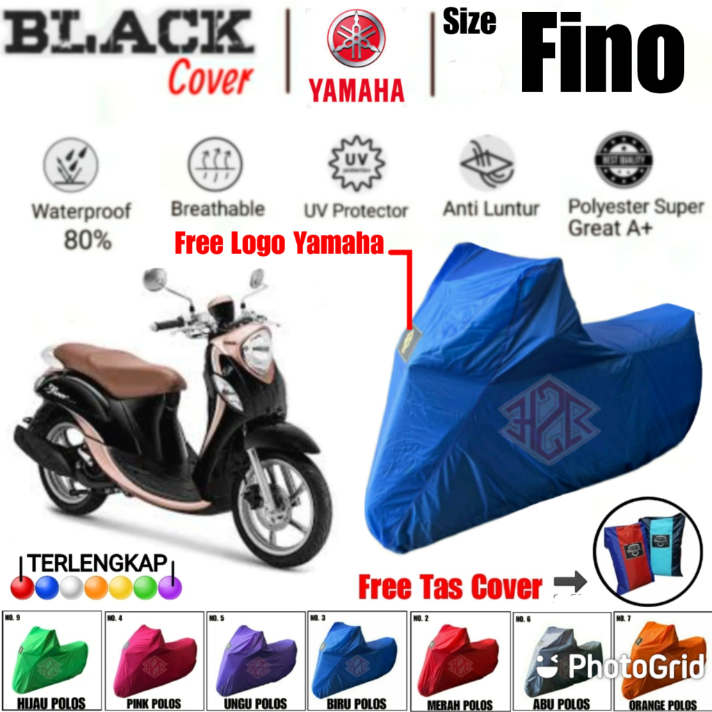 Cover Motor Fino, Selimut Motor Fino, Sarung Motor FIno, Body Cover Motor Fino  Polyester Premium , 