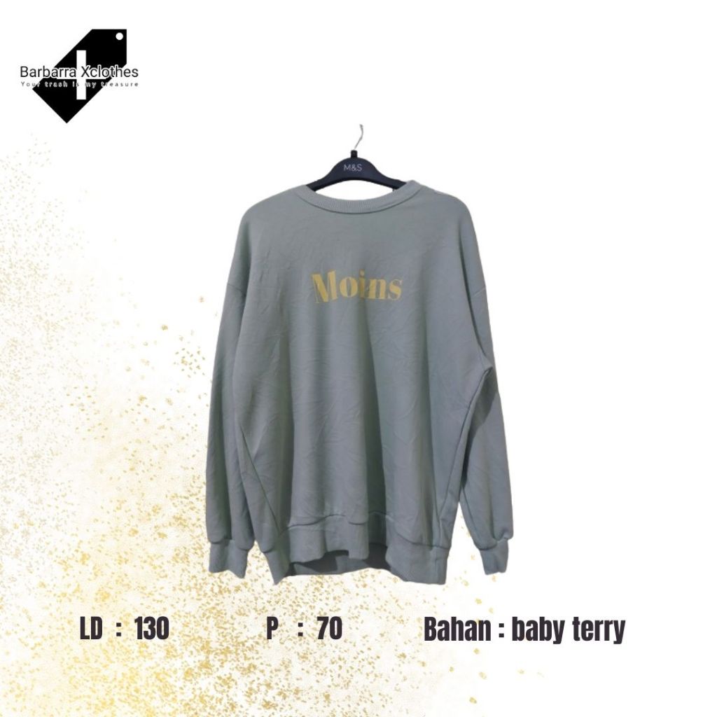 PL preloved crewneck sweater sweatshirt polham murce