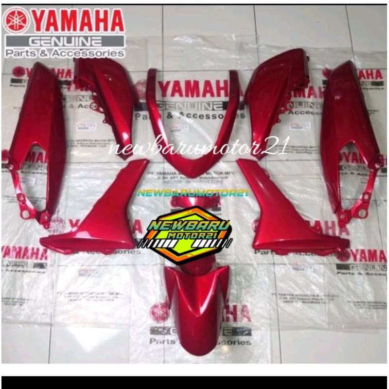 Body body halus Nmax 155 Nmax old Merah glossy original 2DP