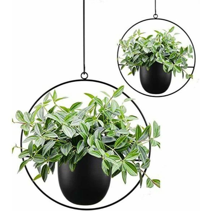 Standing pot gantung / Rak bunga gantung / Rak pot bunga besi