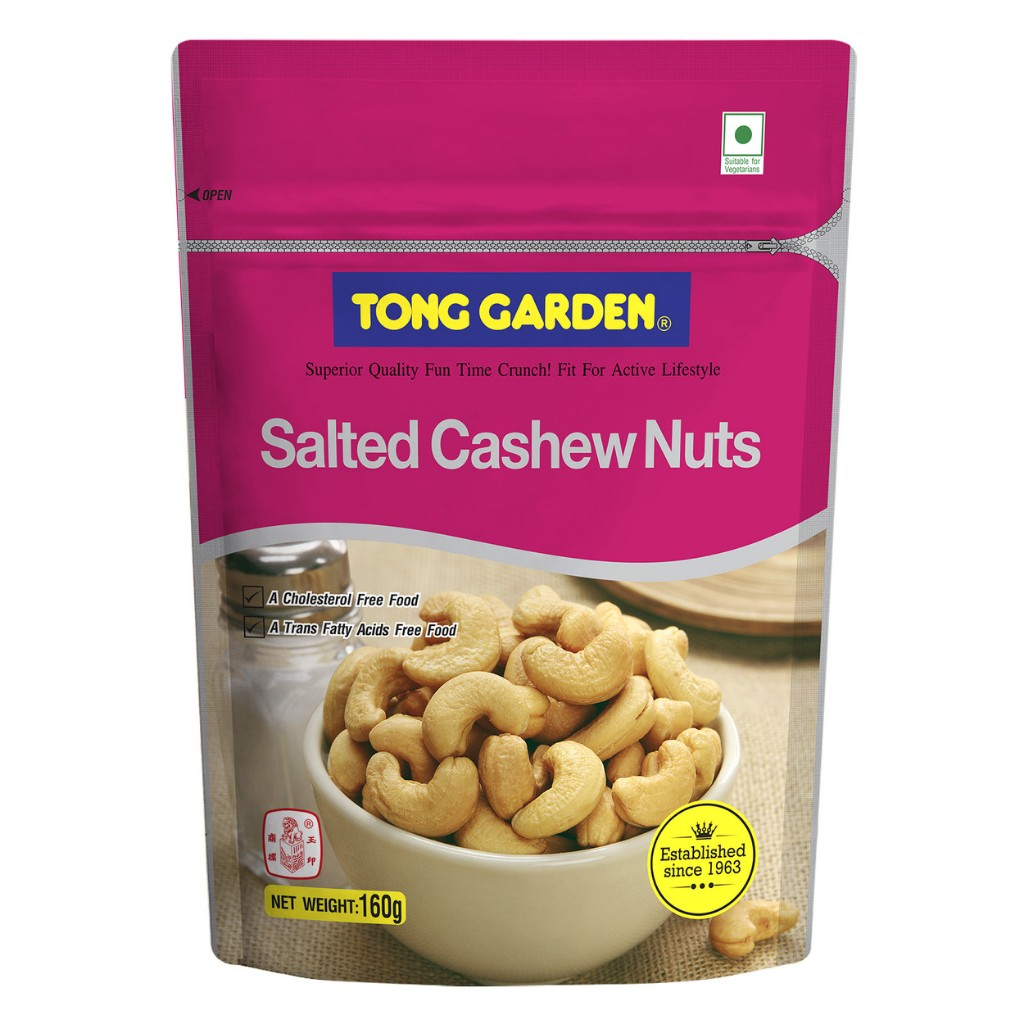 

Tong Garden Salted Cashew Nuts /Kacang Mede Asin 160gr