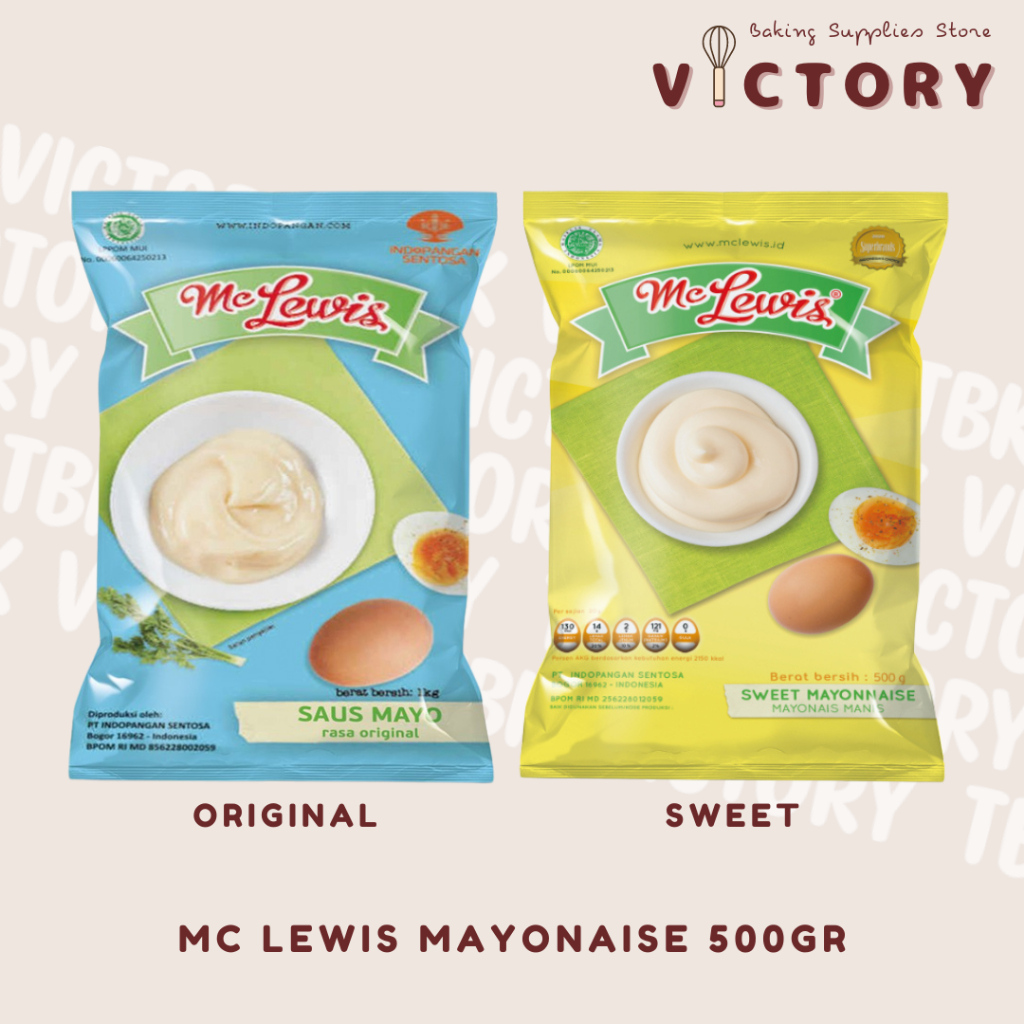 

[500gr] Mc Lewis Mayonnaise Original/Sweet - Salad Dressing