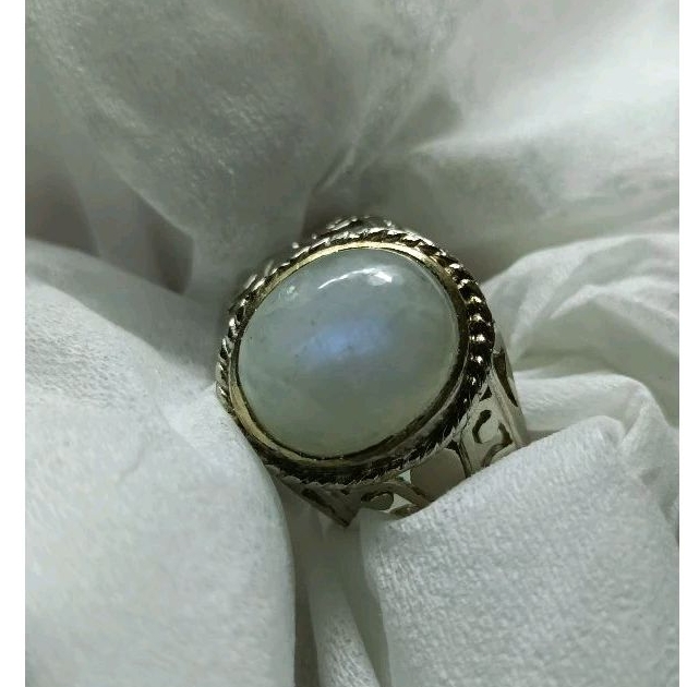 cincin pria Batu akik natural biduri bulan air laut original