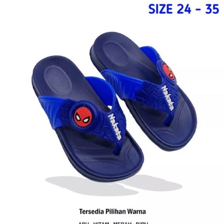 XG34448 PIKU Sandal Jepit Anak Laki Cowok Sendal Jepit Anak Sandal NAKATA