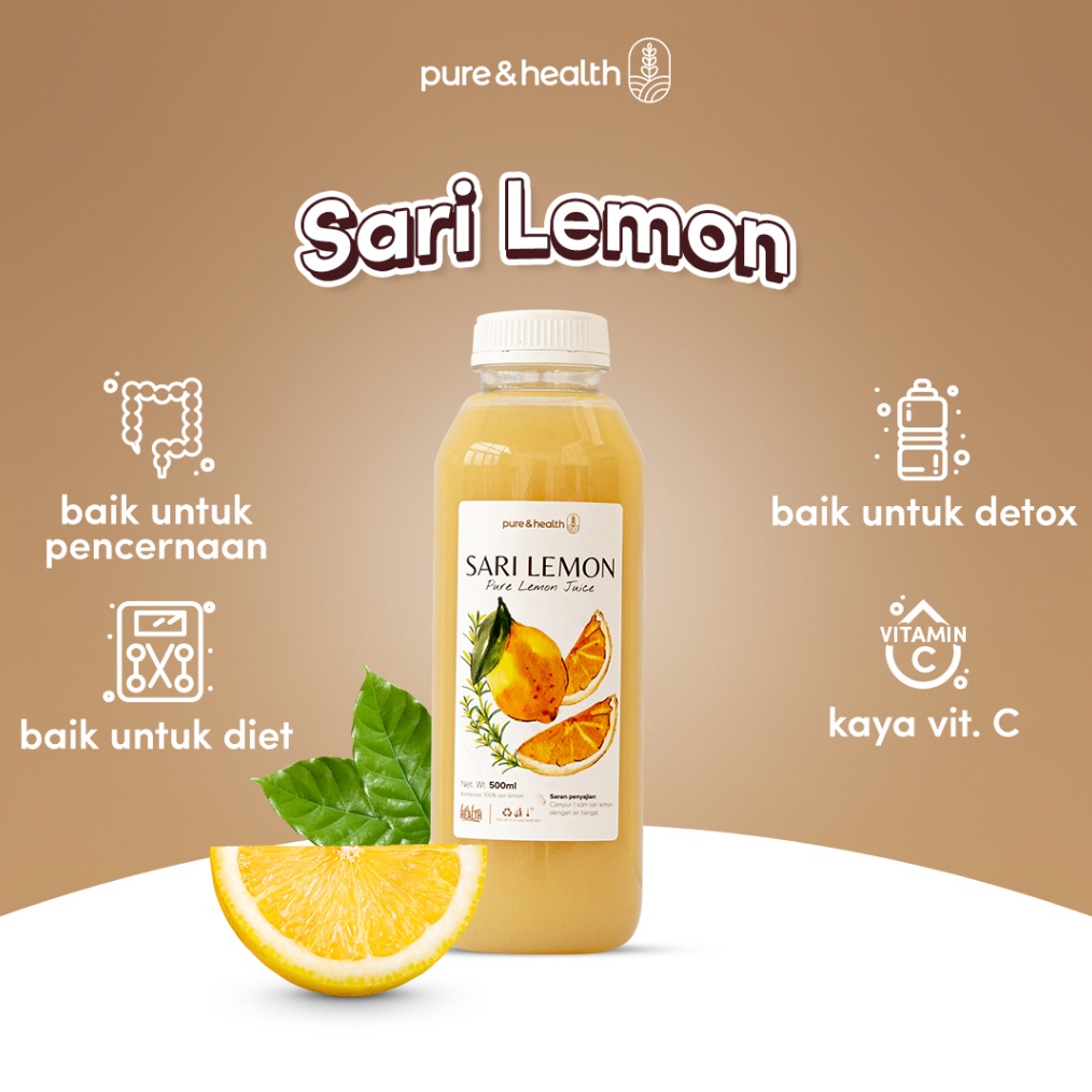 

TERBARU Sari Lemon Fresh 5ml Pure Lemon Juice Detox Diet Natural Healthy Drink