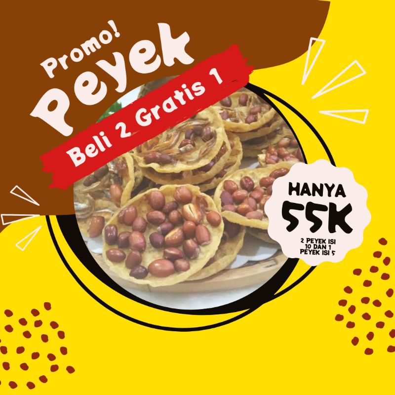 

PROMO PEYEK KACANG 2 GET 1