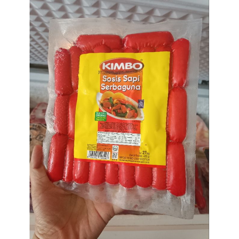 

Sosis Sapi Kimbo cocktail isi 27pcs (450gr)