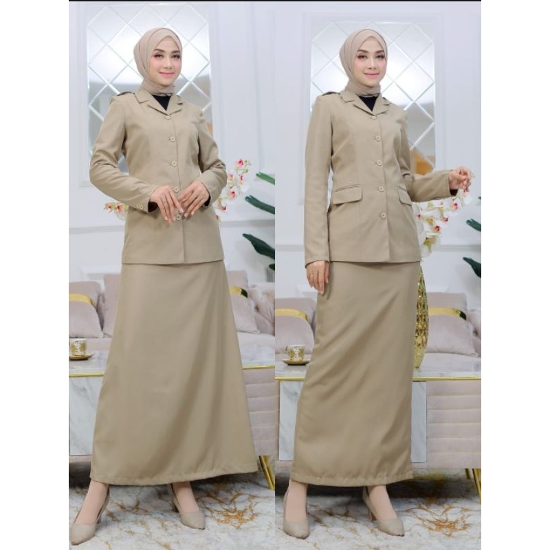 Seragam Pemda DKI Jakarta / Seragam ASN PNS Pemda Guru DKI Jakarta / Khaki Pemda DKI jakarta