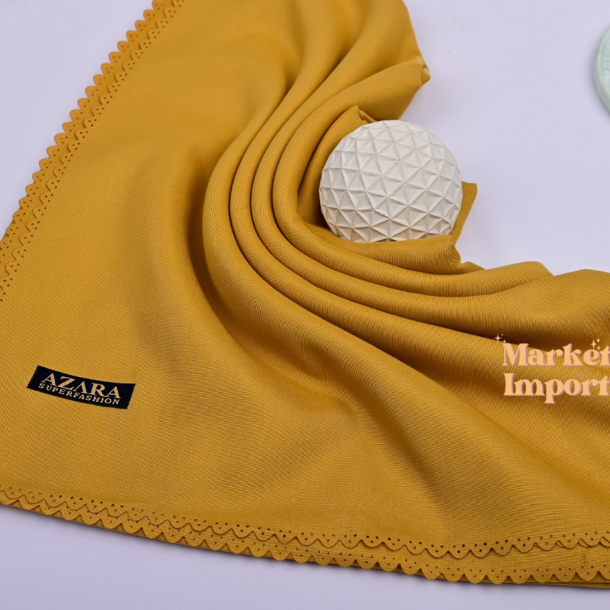 ORIGINAL HIJAB SEGI EMPAT VOAL SYARI 135 X 135  VOAL OSCARA SYARI BY AZARA  HIJAB SYARI BAHAN VOAL H