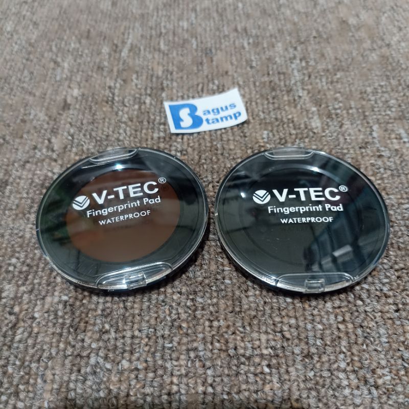 

RB Thumb Print Pad VTEC V TEC V-TEC Fingerprint Pad Waterproof FP 616B Cap Jempol Sidik Jari Notaris