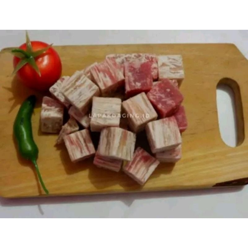 

Daging sapi Saikoro Wagyu 200 gr