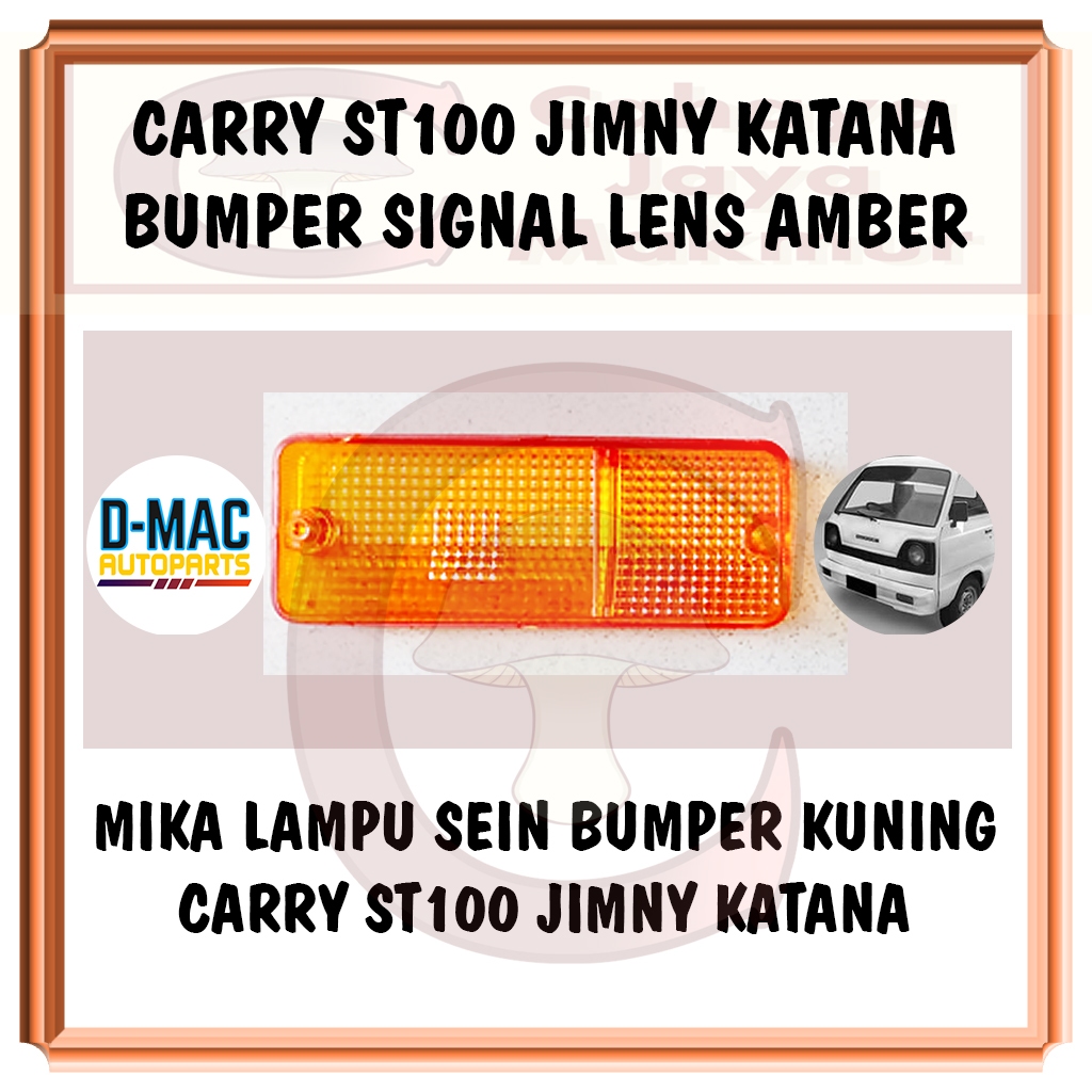 PCS Mika Kaca Lampu Bumper Bemper Sein Signal Rating Reting Carry ST100 Bagong Katana Jimny Sierra K