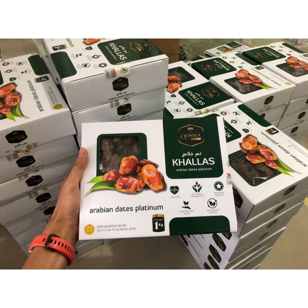 

Kurma Khalas 500 Gr Camilan Sehat Ala Timur Tengah Cocok Untuk Camilan Saat Senggang Dan Buka Puasa