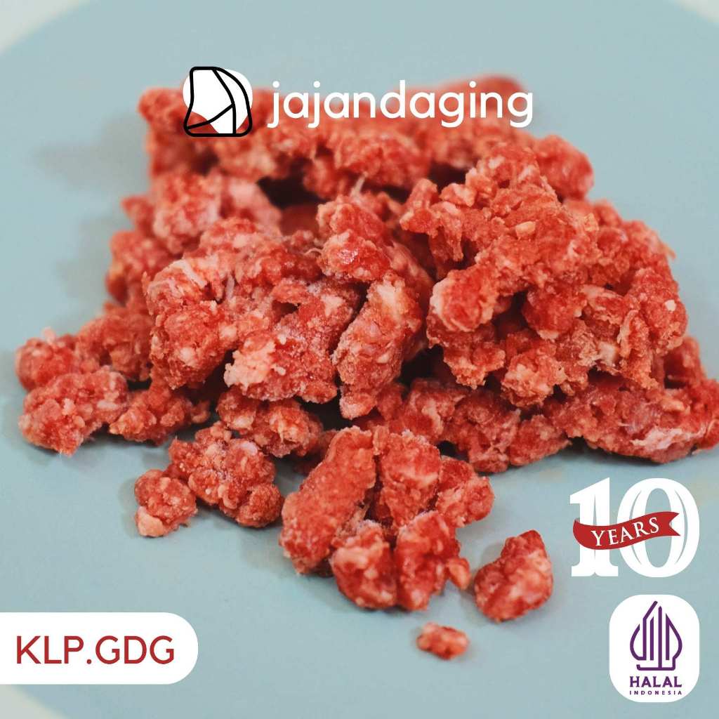 

Giling Sapi Murni NON Fat 100% Daging Premium - KLP Gading