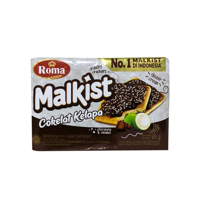 

Roma Malkist Cokelat Kelapa Crackers 95gr