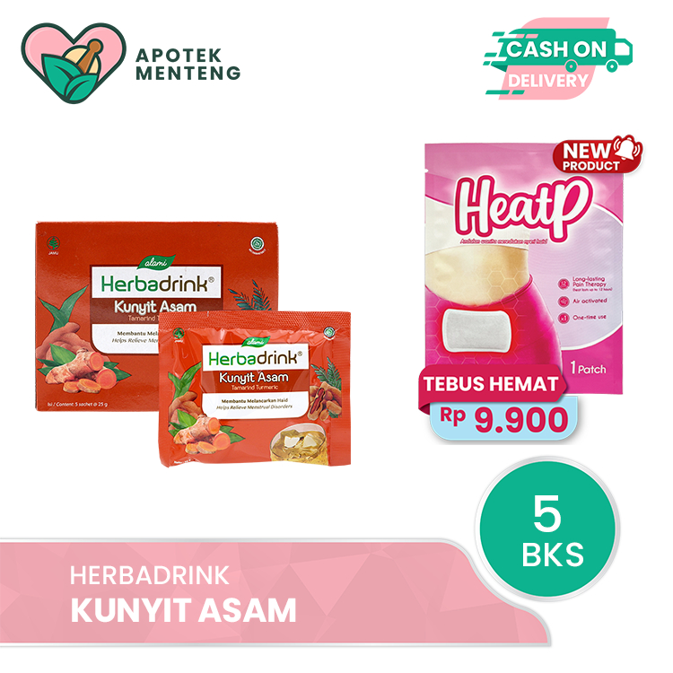 Herbadrink Kunyit Asam - Minuman Serbuk Lancar Haid