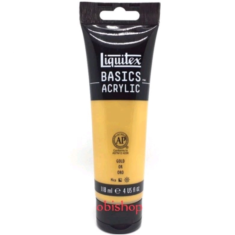 

Cat Akrilik Liquitex Basics Acrylic Colour 118 ml Gold