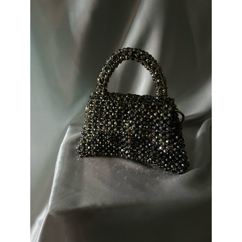 DELVY BAG / tas manik kristal