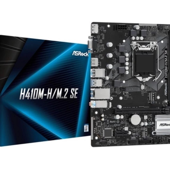 PAKET MOBO ASROCK H410 + PROCESSOR i5 10400F TRAY
