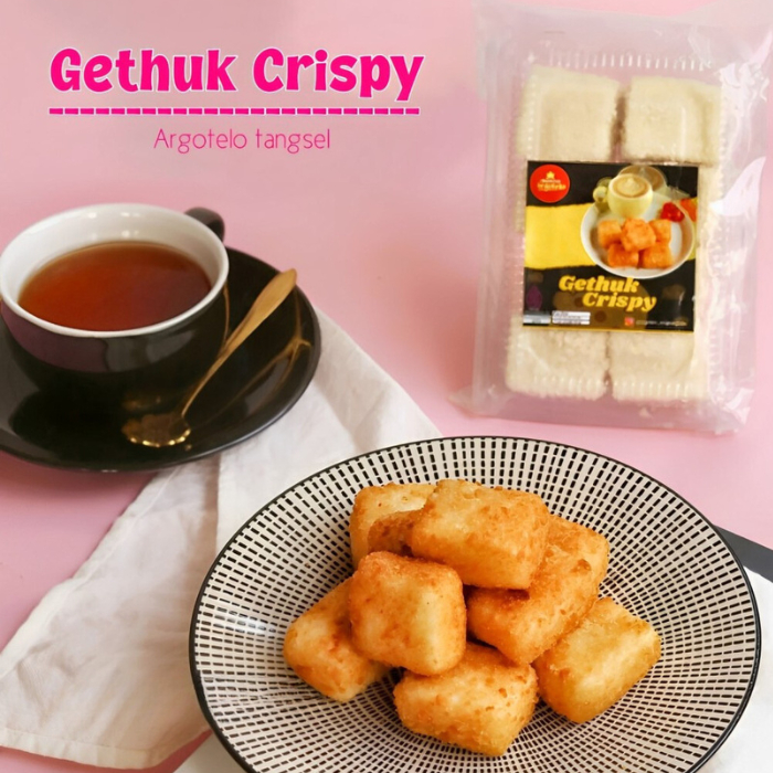 

Gethuk Crispy Singkong Keju Argotelo Salatiga Khas Semarang Getuk Crispy Argotelo Frozen Food