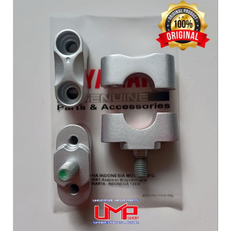 DUDUKAN STANG KLEMAN RAISER FINO SET TUTUP RAISER STANG FINO X Ride ORIGINAL